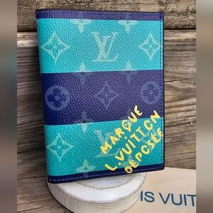 2026 Monogram Heritage Print Passport Holder/Wallet With Dustbag